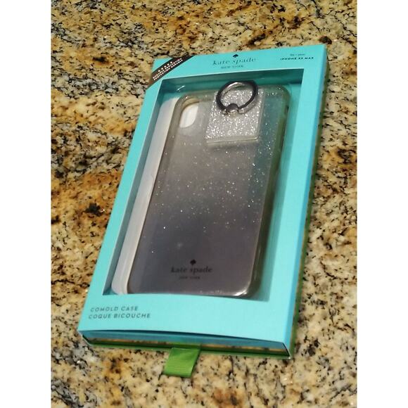Kate Spade New York Mirror Ombre iPhone Xs Max Case, Silver - Picture 8 of 8